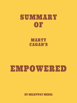 cover image of Summary of Marty Cagan's EMPOWERED